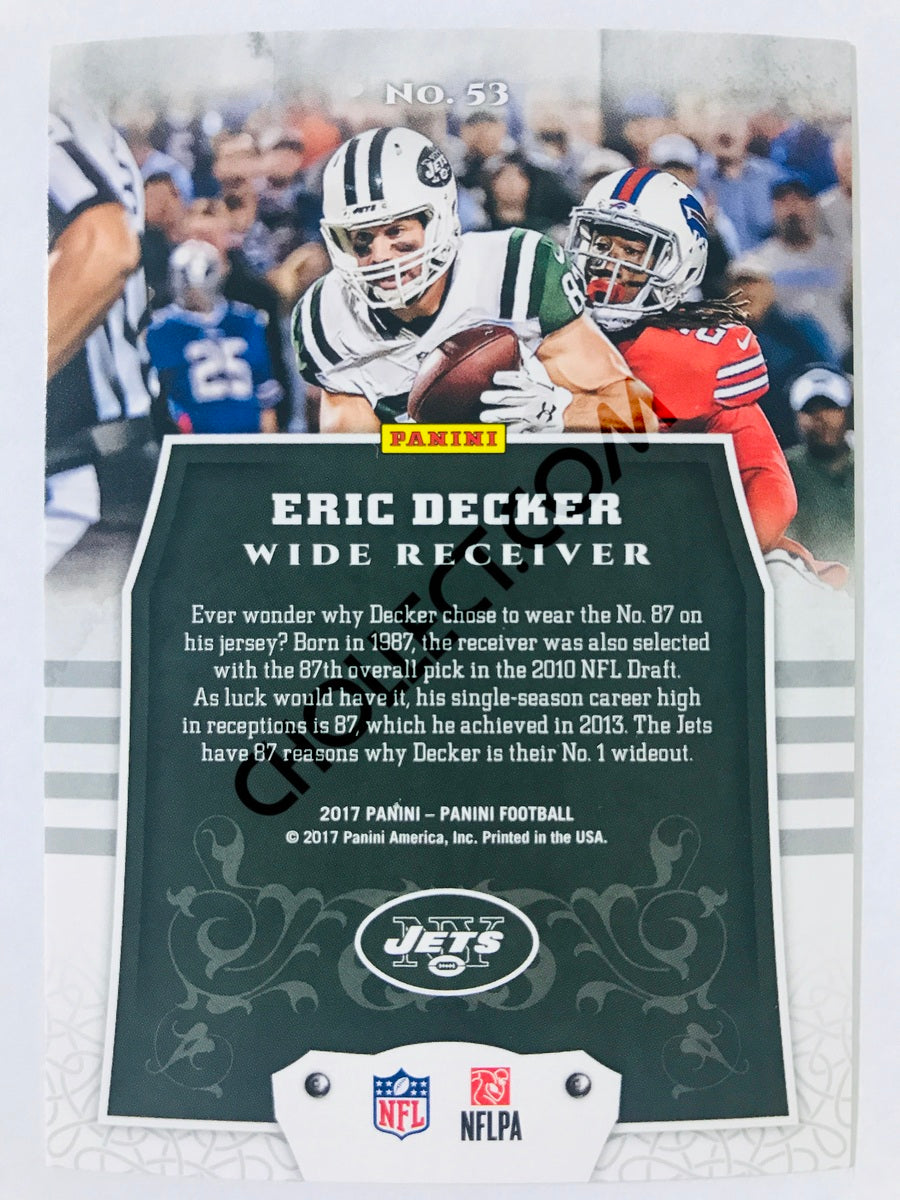 Eric Decker -  New York Jets 2017 Panini Panini #53