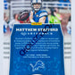 Matthew Stafford -  Detroit Lions 2017 Panini Panini #55