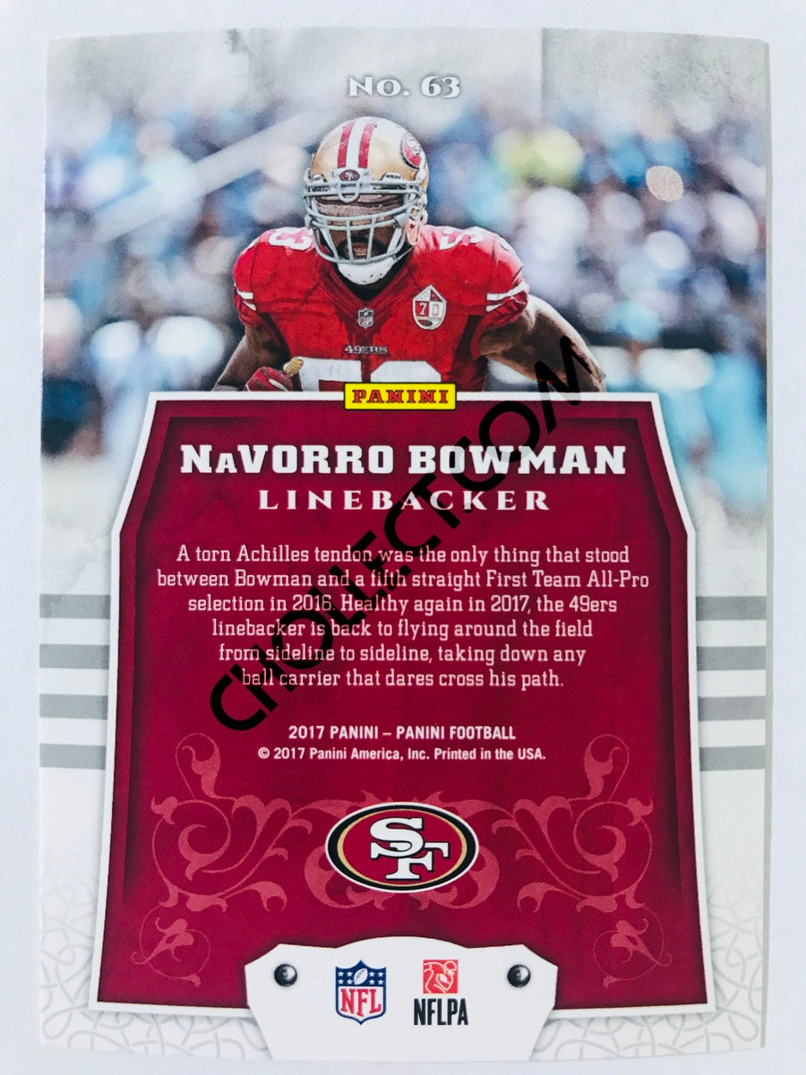 Navorro Bowman -  San Francisco 49ers 2017 Panini Panini #63