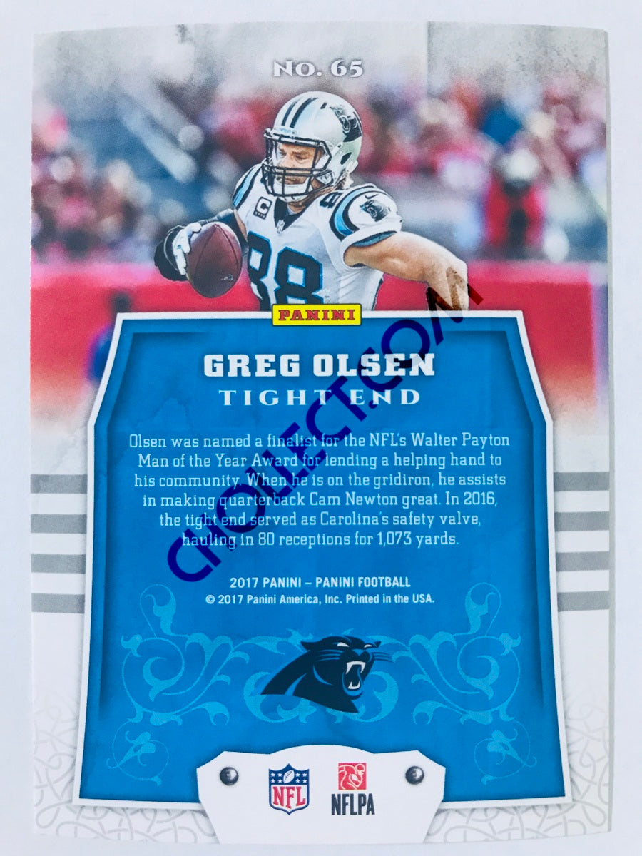 Greg Olsen -  Carolina Panthers 2017 Panini Panini #65