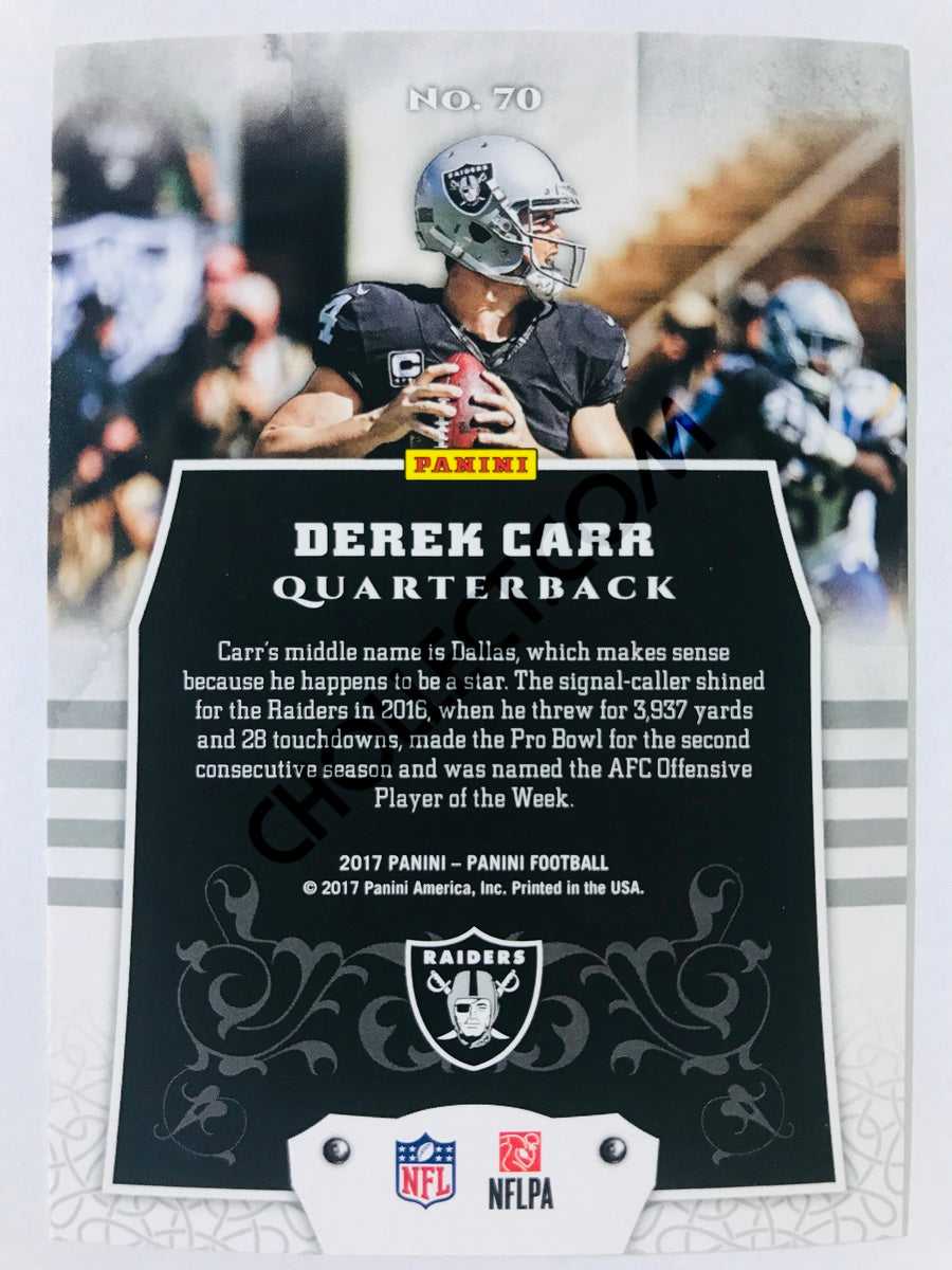 Derek Carr -  Oakland Raiders 2017 Panini Panini #70