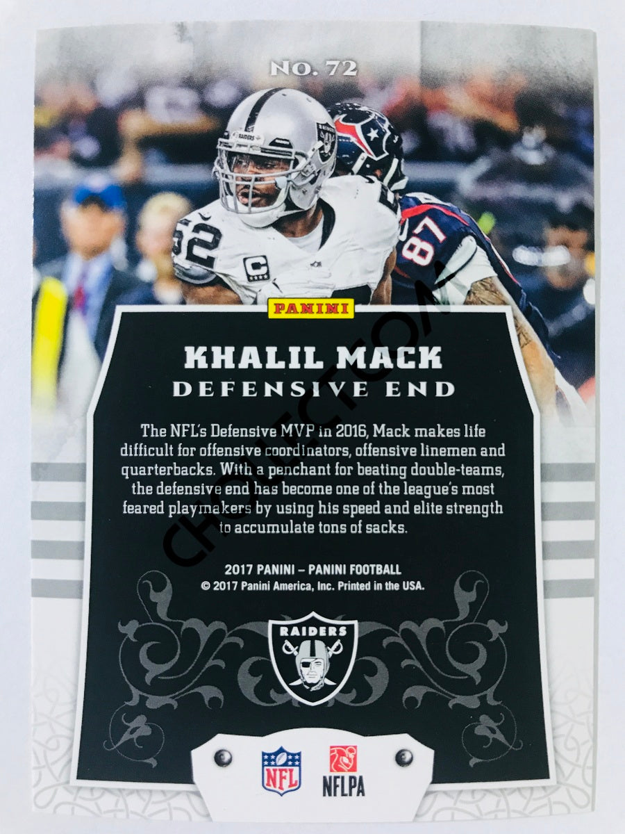 Khalil Mack -  Oakland Raiders 2017 Panini Panini #72