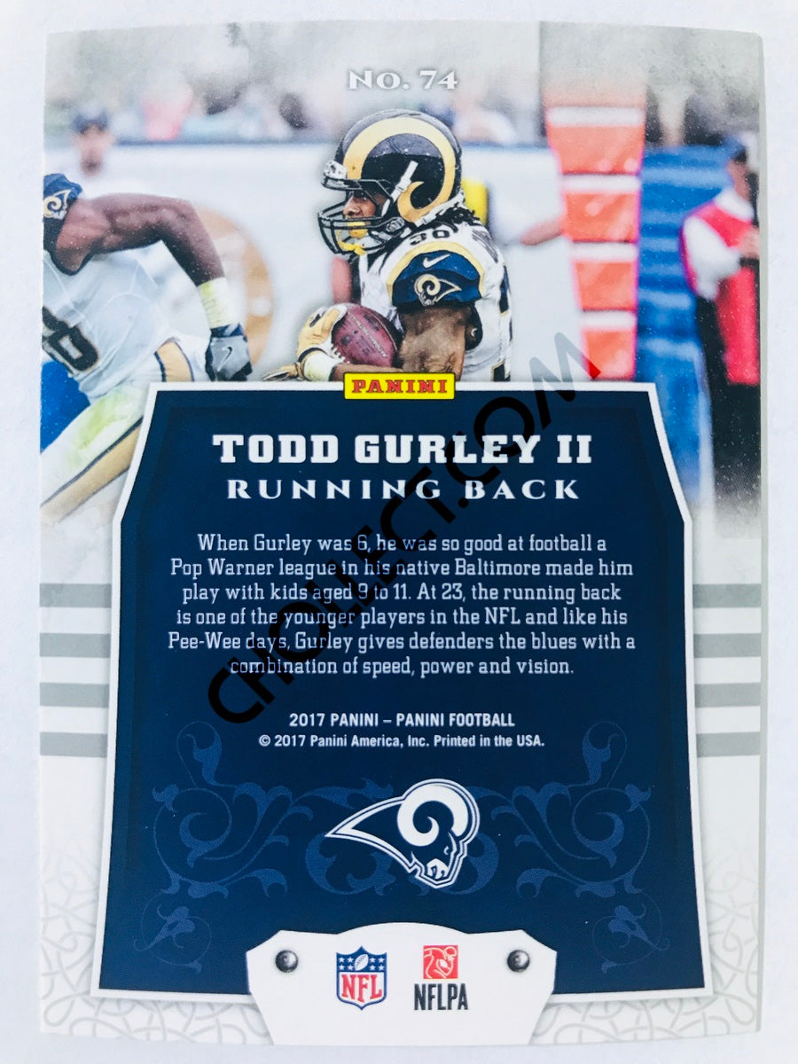 Todd Gurley II -  Los Angeles Rams 2017 Panini Panini #74