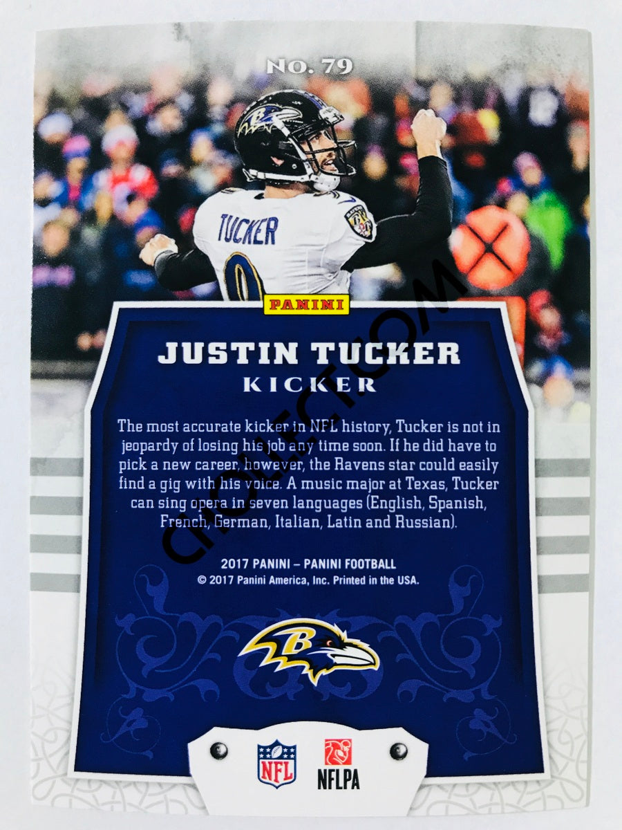 Justin Tucker -  Baltimore Ravens 2017 Panini Panini #79