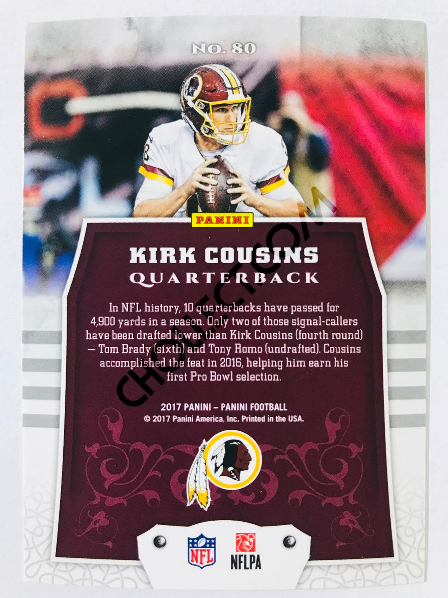 Kirk Cousins -  Washington Redskins 2017 Panini Panini #80