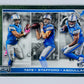 Golden Tate / Matthew Stafford / Ameer Abdullah – Detroit Lions 2017 Panini Playoff #18 Flea Flicker 2nd Down 46/49