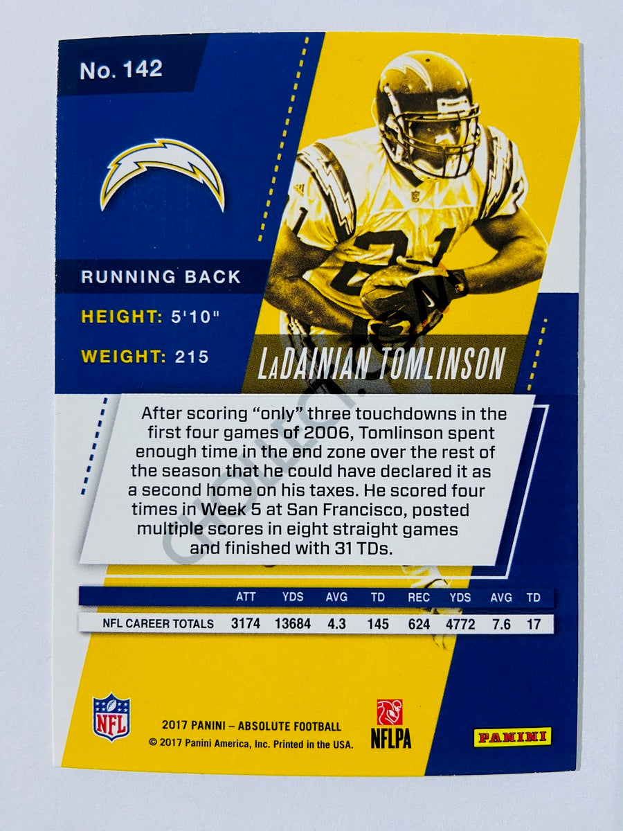 LaDainian Tomlinson - San Diego Chargers 2017-18 Panini Absolute Spectrum Blue Parallel #142