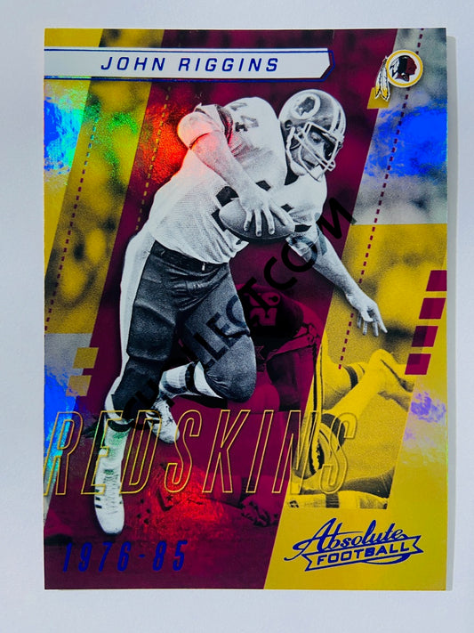 John Riggins - Washington Redskins 2017-18 Panini Absolute Spectrum Blue Parallel #149