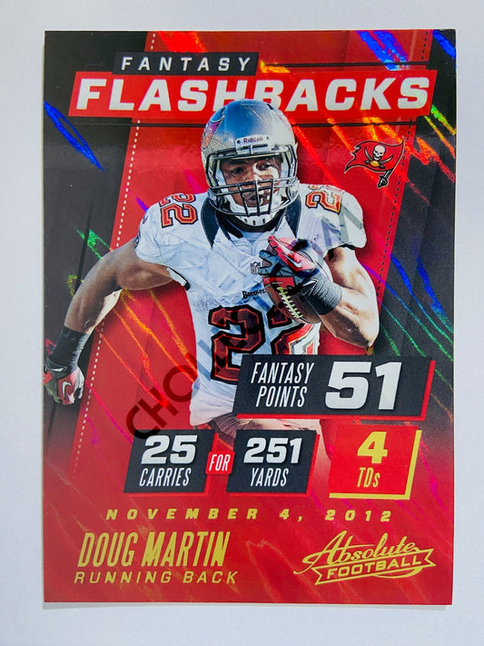 Doug Martin - Tampa Bay Buccaneers 2017 Panini Absolute Fantasy Flashbacks Insert #4