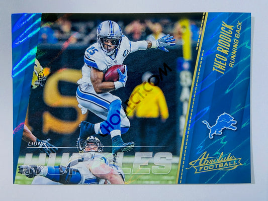 Theo Riddick - Detroit Lions 2017 Panini Absolute Hurdles Insert #14