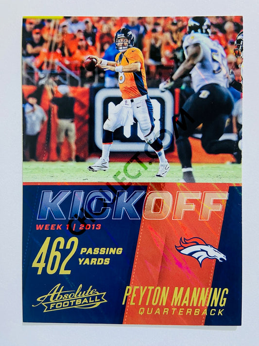 Peyton Manning - Denver Broncos 2017 Panini Absolute Kickoff Insert #3