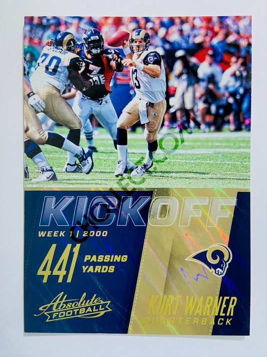 Kurt Warner - St. Louis Rams 2017 Panini Absolute Kickoff Insert #5