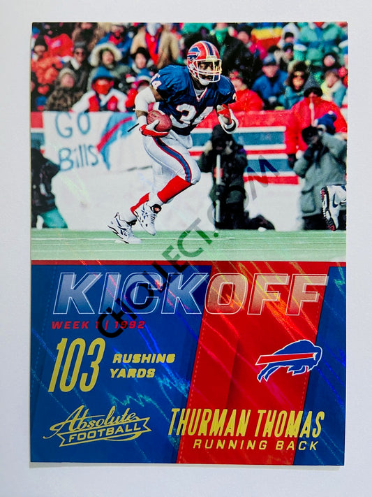 Thurman Thomas - Buffalo Bills 2017 Panini Absolute Kickoff Insert #15