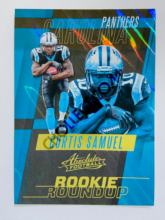 Curtis Samuel - Carolina Panthers 2017 Panini Absolute Rookie Roundup Insert #10