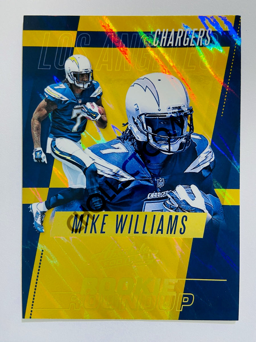 Mike Williams - Los Angeles Chargers 2017 Panini Absolute Rookie Roundup Insert #17