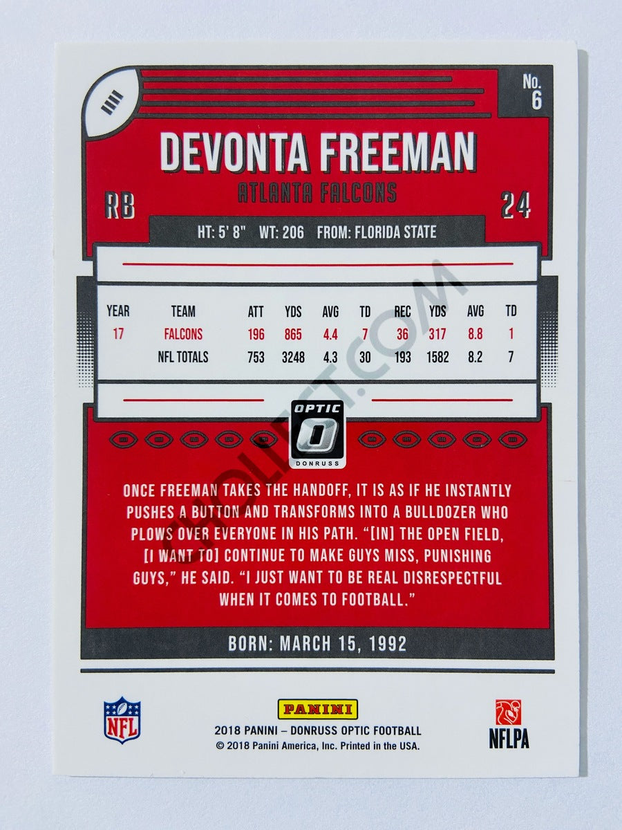 Devonta Freeman - Atlanta Falcons 2018 Panini Donruss Optic #6