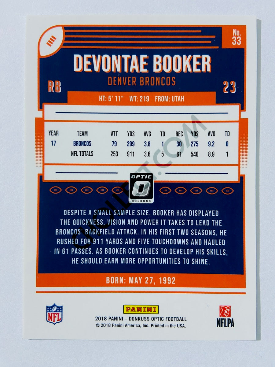 Devontae Booker - Denver Broncos 2018 Panini Donruss Optic #33