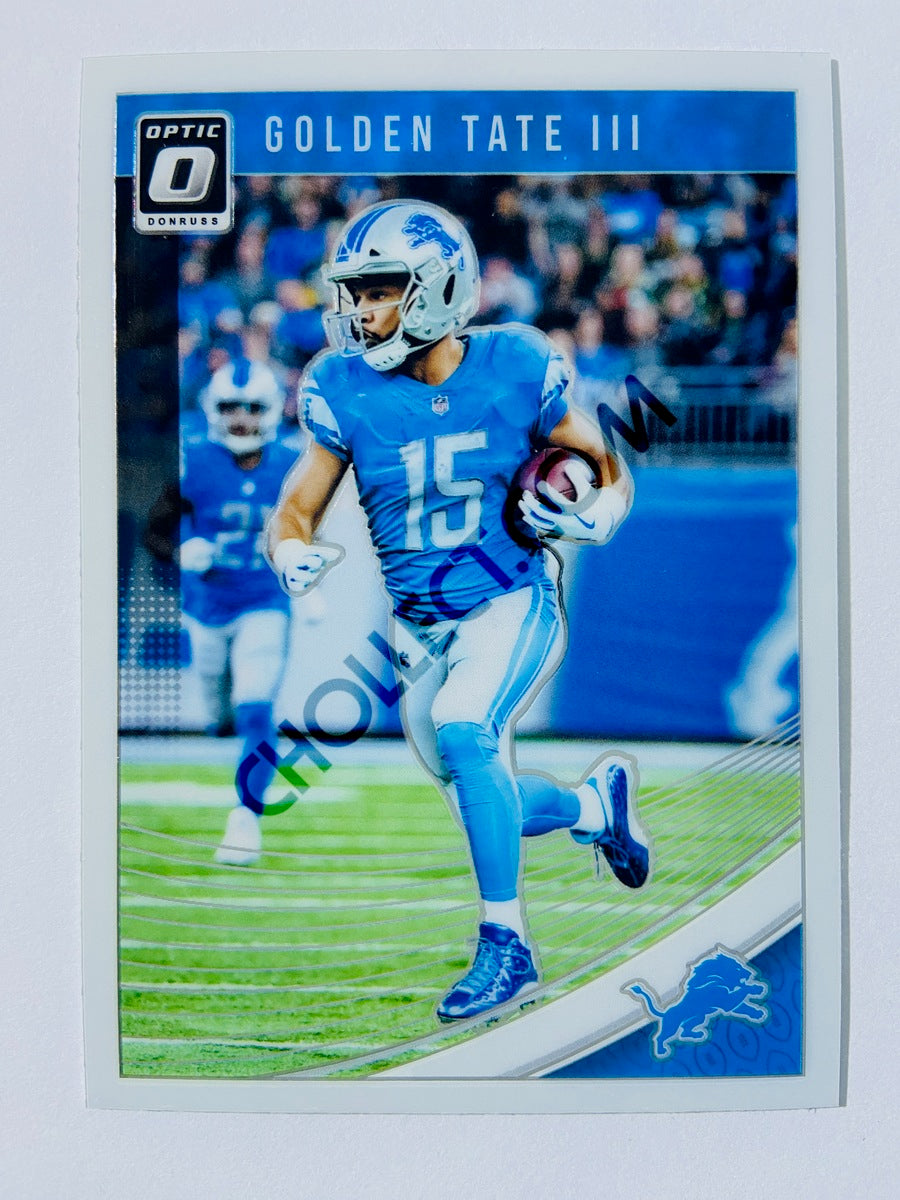 Golden Tate III - Detroit Lions 2018 Panini Donruss Optic #35