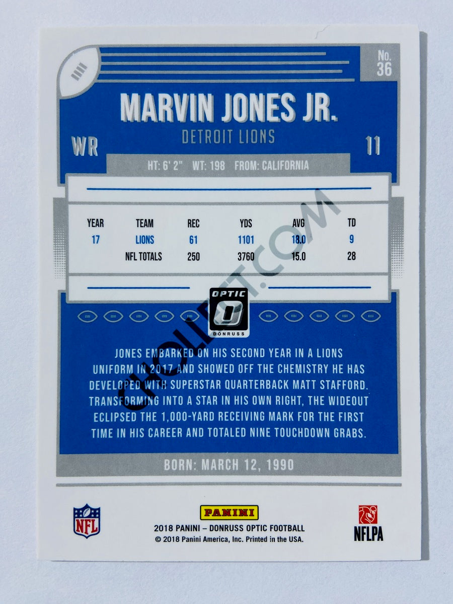 Marvin Jones Jr. - Detroit Lions 2018 Panini Donruss Optic #36