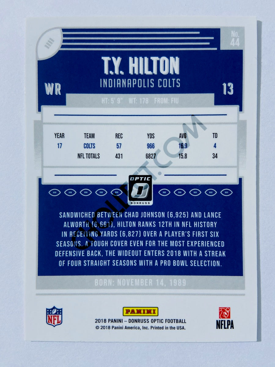 T.Y. Hilton - Indianapolis Colts 2018 Panini Donruss Optic #44