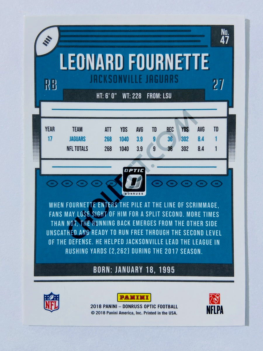 Leonard Fournette - Jacksonville Jaguars 2018 Panini Donruss Optic #47