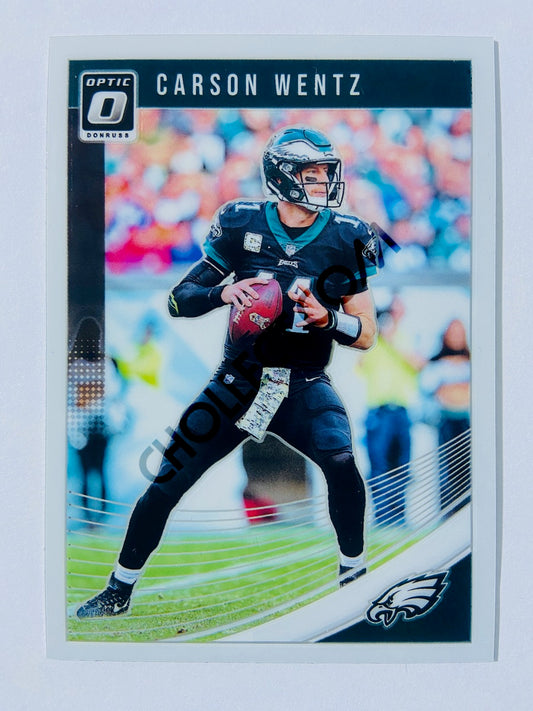 Carson Wentz - Philadelphia Eagles 2018 Panini Donruss Optic #80