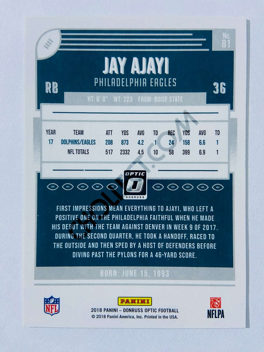 Jay Ajayi - Philadelphia Eagles 2018 Panini Donruss Optic #81