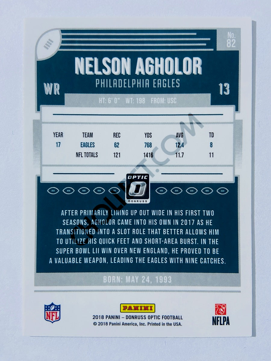 Nelson Agholor - Philadelphia Eagles 2018 Panini Donruss Optic #82