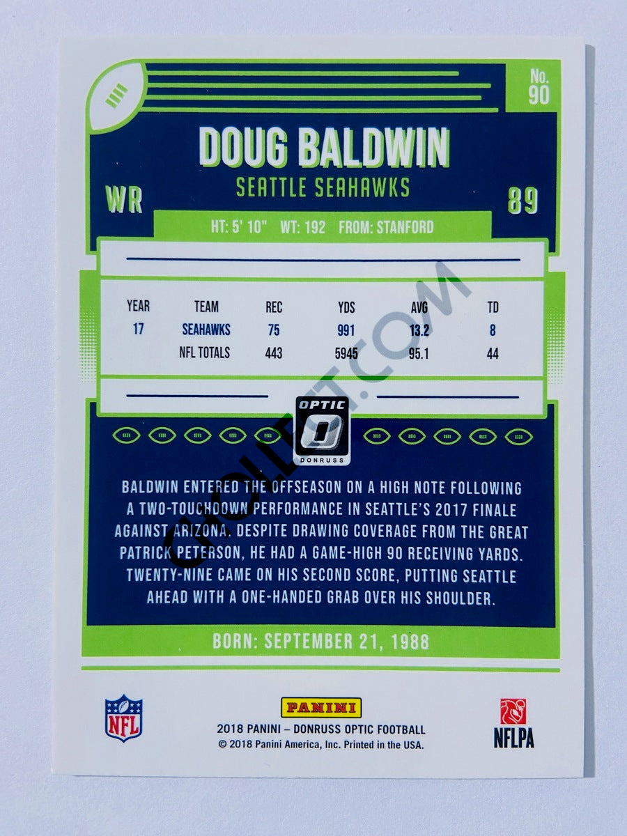 Doug Baldwin - Seattle Seahawks 2018 Panini Donruss Optic #90