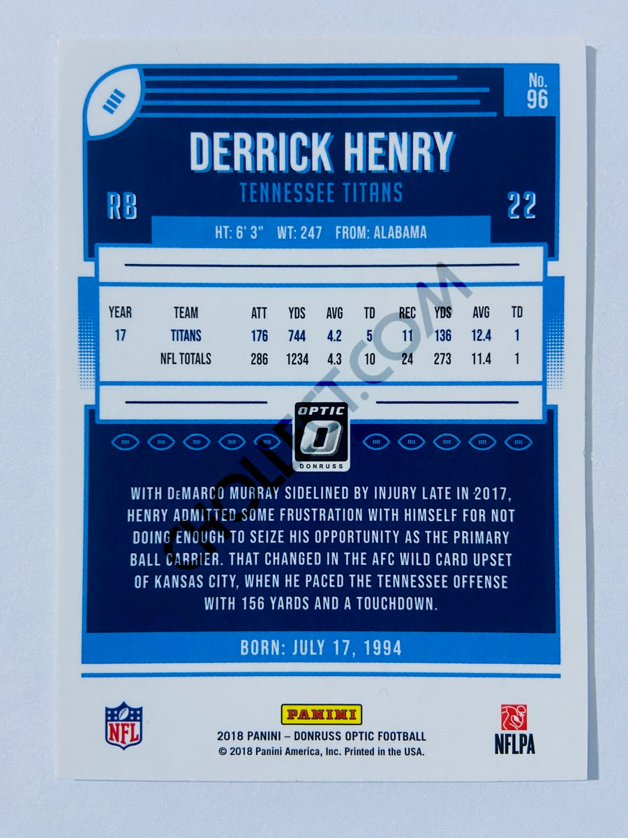 Derrick Henry - Tennessee Titans 2018 Panini Donruss Optic #96