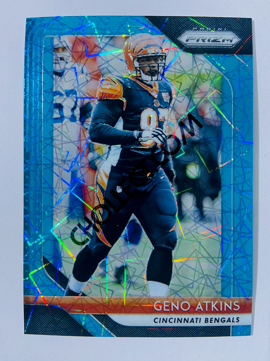 Geno Atkins - Cincinnatti Bengals 2018 Panini Prizm Blue Laser Prizm Parallel #160