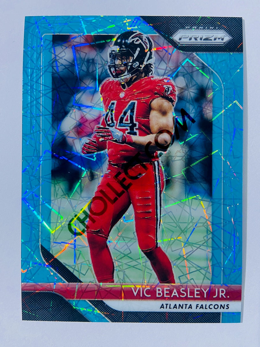 Vic Beasley Jr. - Atlanta Falcons 2018 Panini Prizm Blue Laser Prizm Parallel #189