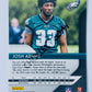 Josh Adams - Philadelphia Eagles 2018 Panini Prizm Blue Laser Prizm RC Rookie Parallel #296