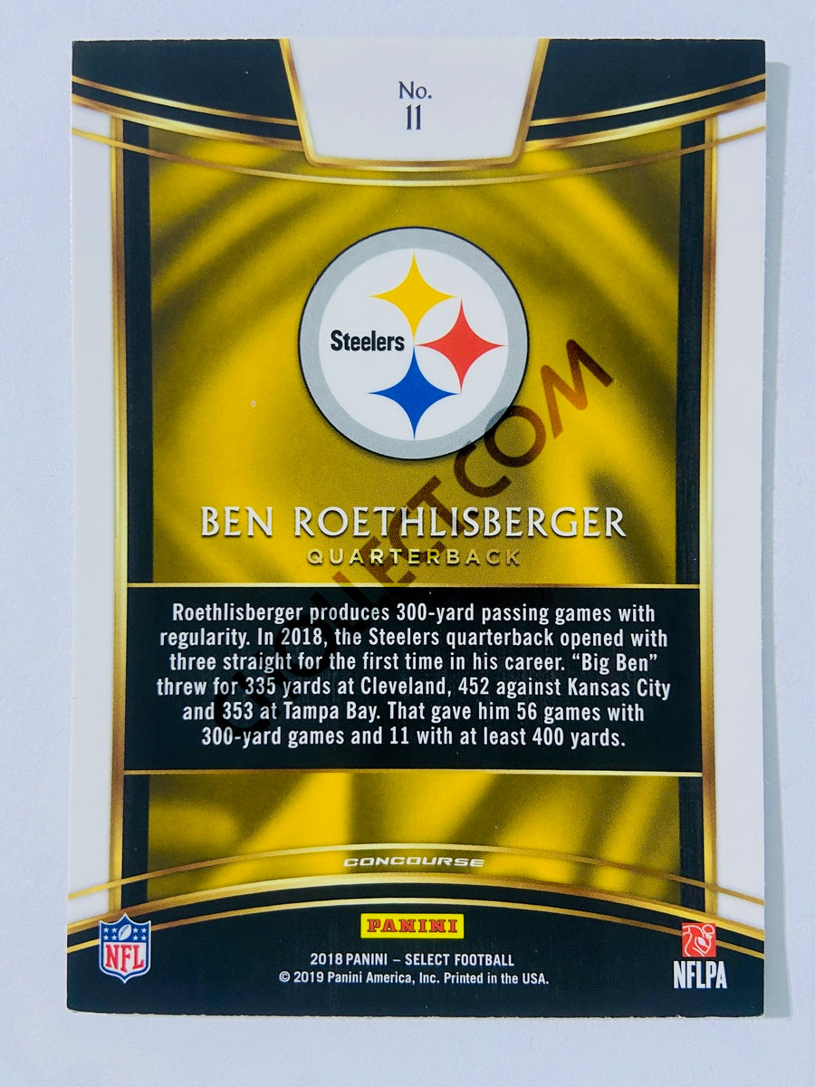 Ben Roethlisberger - Pittsburgh Steelers 2018 Panini Select Concourse Level #11