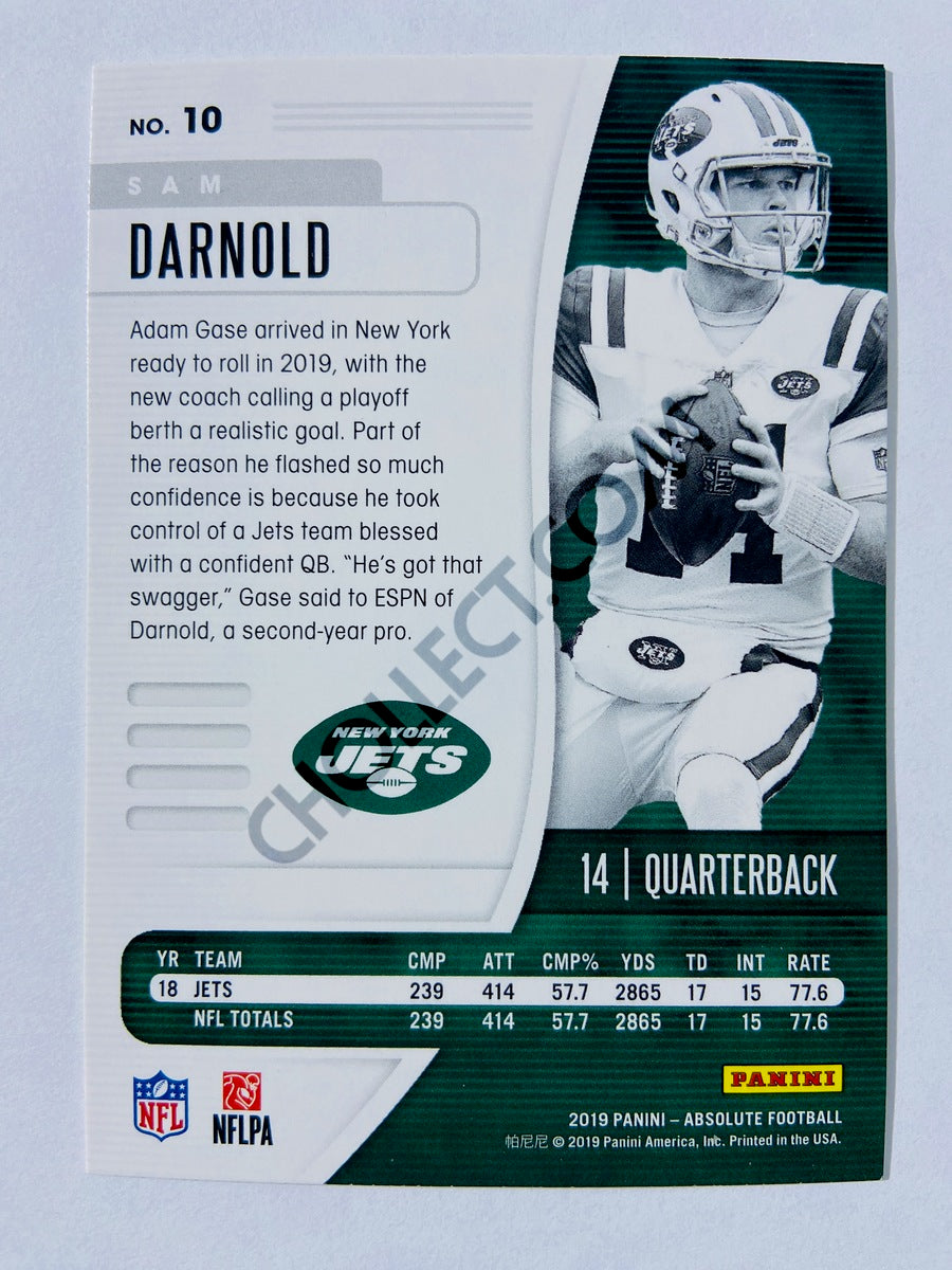 Sam Darnold - New York Jets 2019-20 Panini Absolute #10