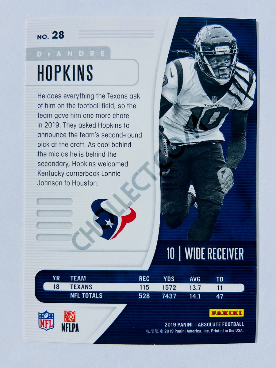 DeAndre Hopkins - Houston Texans 2019-20 Panini Absolute #28