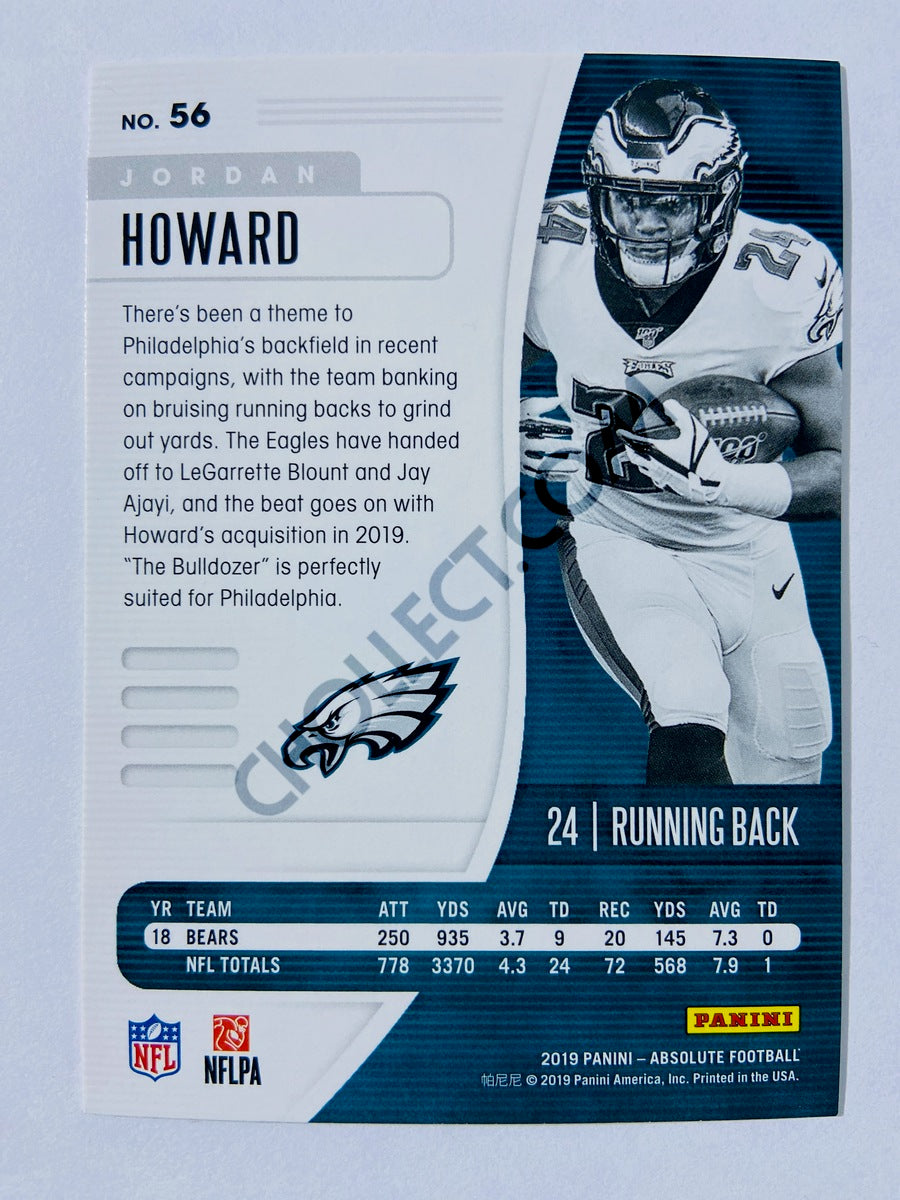 Jordan Howard - Philadelphia Eagles 2019-20 Panini Absolute #56