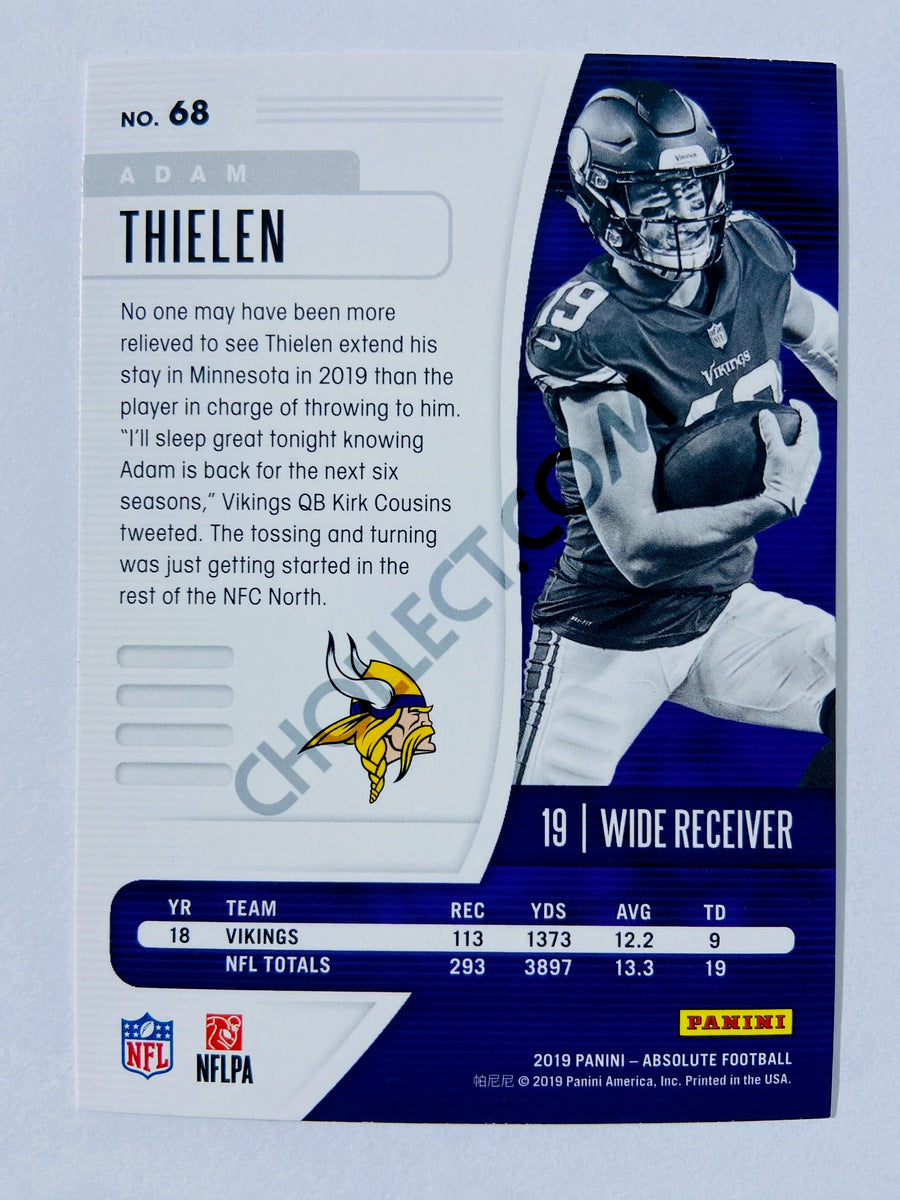 Adam Thielen - Minnesota Vikings 2019-20 Panini Absolute #68