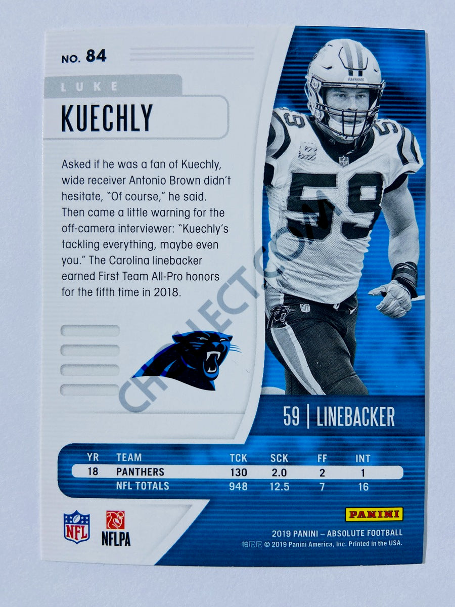 Luke Kuechly - Carolina Panthers 2019-20 Panini Absolute #84