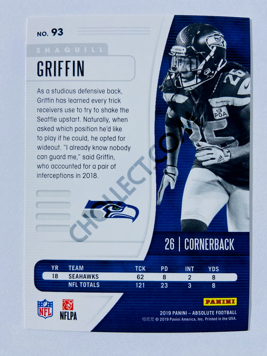 Shaquill Griffin - Seattle Seahawks 2019-20 Panini Absolute #93