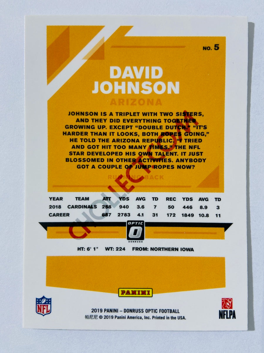 David Johnson - Arizona Cardinals 2019 Panini Donruss Optic #5