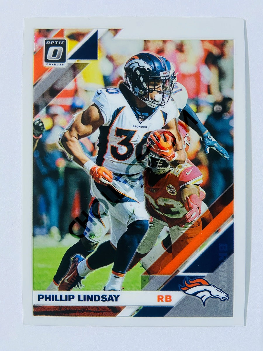 Phillip Lindsay - Denver Broncos 2019 Panini Donruss Optic #32