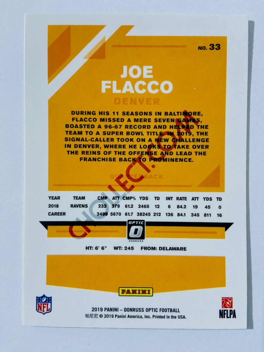 Joe Flacco - Denver Broncos 2019 Panini Donruss Optic #33