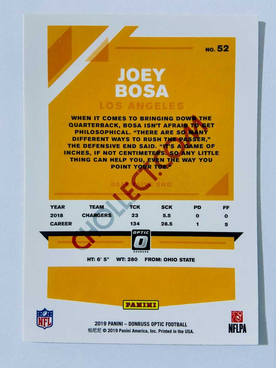 Joey Bosa - Los Angeles Chargers 2019 Panini Donruss Optic #52