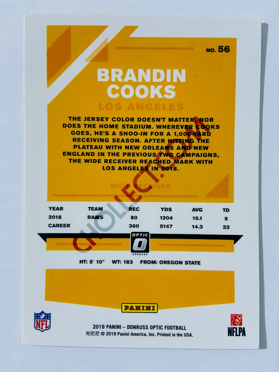 Brandin Cooks - Los Angeles Rams 2019 Panini Donruss Optic #56