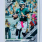 Carson Wentz - Philadelphia Eagles 2019 Panini Donruss Optic #78