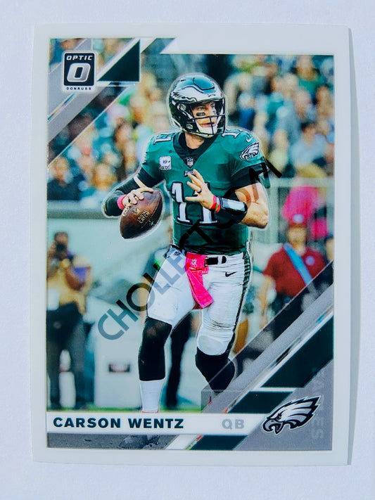 Carson Wentz - Philadelphia Eagles 2019 Panini Donruss Optic #78