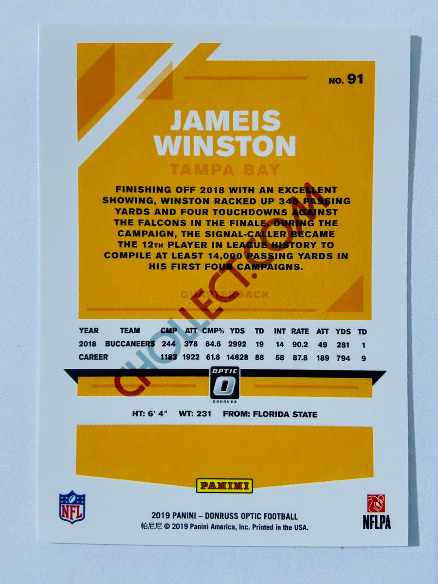 Jameis Winston - Tampa Bay Buccaneers 2019 Panini Donruss Optic #91