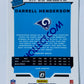 Darrell Henderson - Los Angeles Rams 2019 Panini Donruss Optic Rated Rookie #160