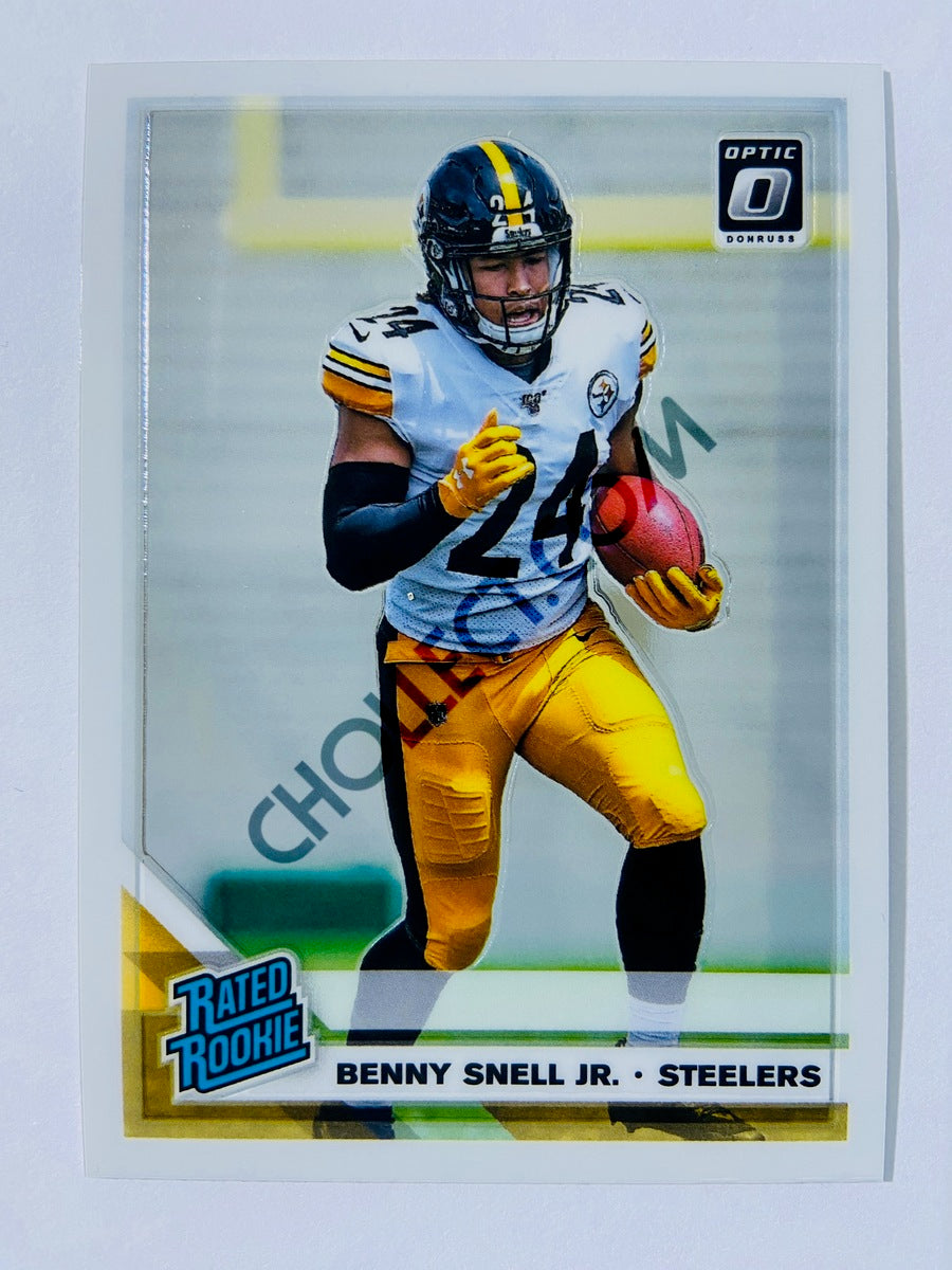 Benny Snell Jr. - Pittsburgh Steelers 2019 Panini Donruss Optic Rated Rookie #185